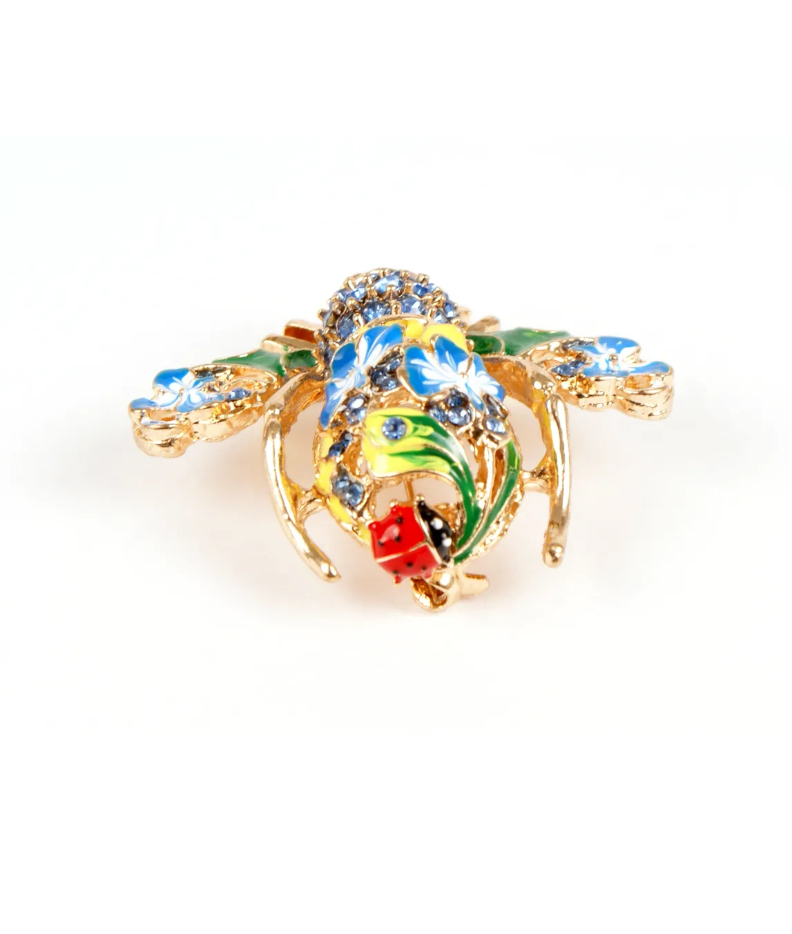 Joan Rivers Bee Brooch with lady bug