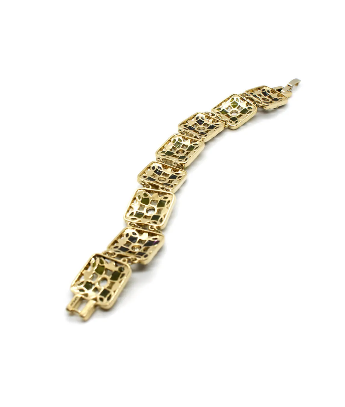 Vintage Monet bracelet gold plated