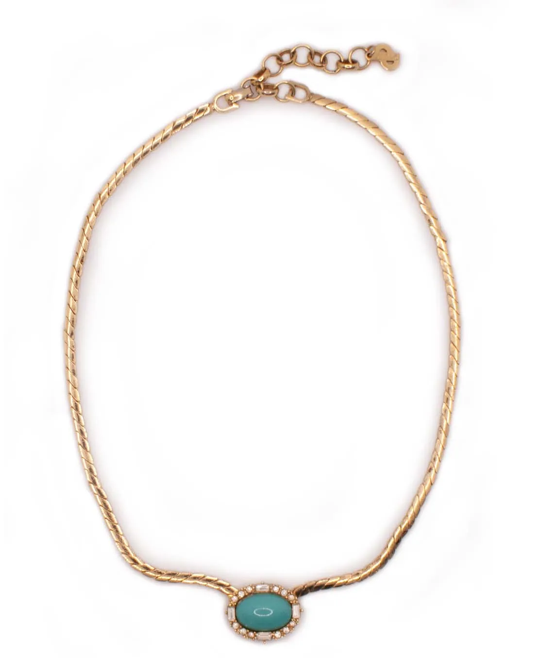 Chrisitian Dior vintage necklace with extender chain